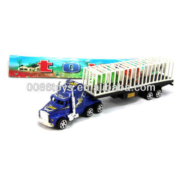 35CM con 3 animales impresos Tractor trailer camión fricción coches